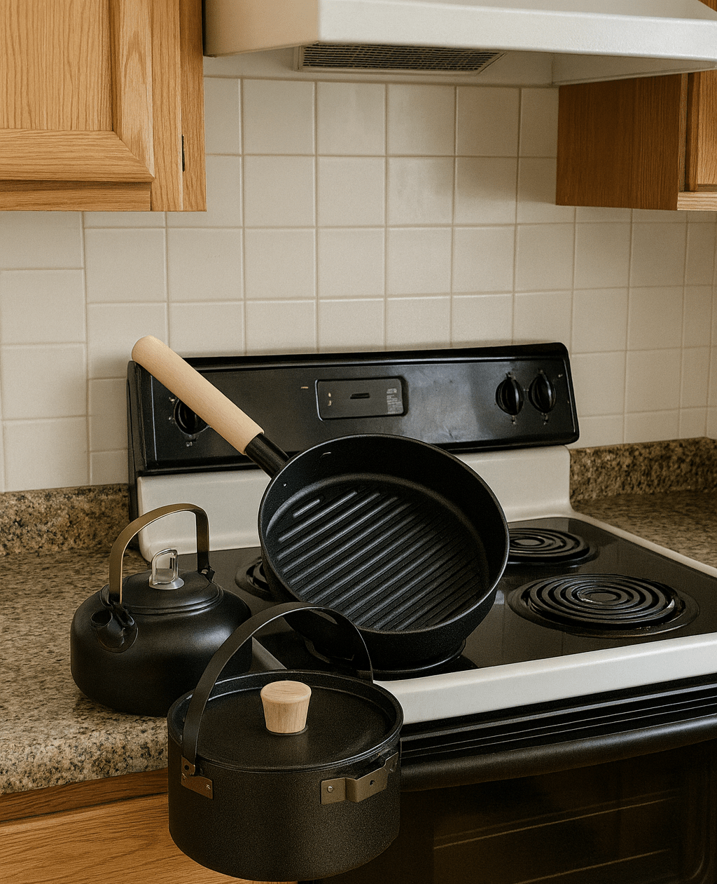 Cooking Set Out of Doors