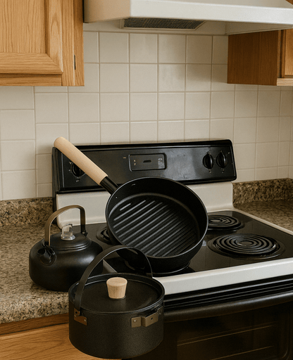 Cooking Set Out of Doors